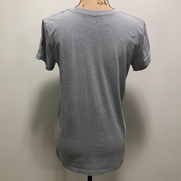 {Under Armour} Red White & Glow Crewneck Tee - Picture 5 of 10